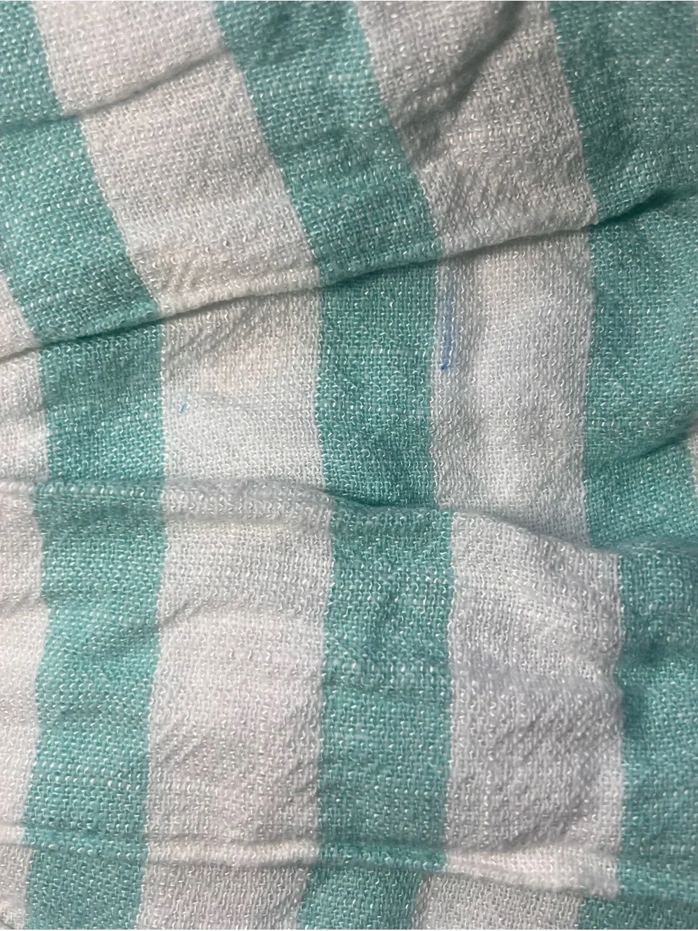 Mayoral Mint and White Striped Dress with Bow